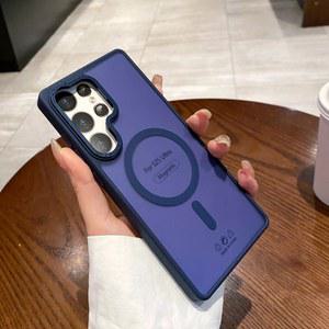 갤럭시 S25 S24 FE S23 울트라 플러스 메탈 카메라 보호 커버 무선 충전 케이스 럭셔리 매트 클리어 DS-ZM