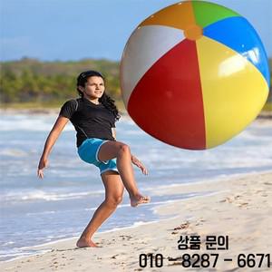 59인치 대형 풍선 비치볼 야외 게임 재미있는 장난감 물놀이용품 두꺼운 PVC 잔디 공 학교 그룹