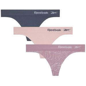 여성용 끈 - 팬티용 3팩 퍼포먼스 심리스 통기성 속옷 (S-XL)