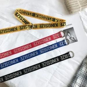 스트릿 패션 링 벨트 4color 남자 여자 스트랩 벨트 힙합 인싸템 허리띠