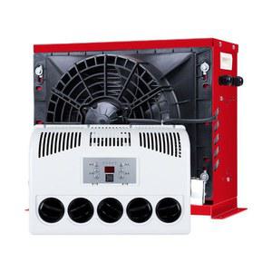 화물차무시동에어컨 12v 24v 에어콘 굴삭기 24V레드(플라스틱) 액세서리세트 냉방기