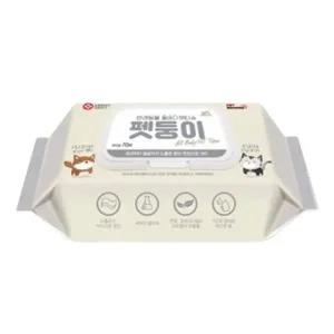 [콩심팥심]반려견 올바른 목욕 수납 물티슈 애견 위생 관리용품