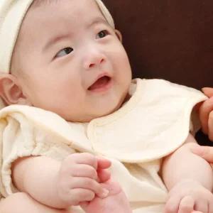 예꼬맘 순면 거즈 아기 턱받이 3개