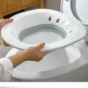 [골드스마일]좌욕기 가정 임산부 치질 변기 대야 접이식 걸이
