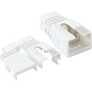 RJ 45 조립형 통부트 6파이 그레이 100개 보호캡LAN케이블커버 인터넷 대용량 연결 공유기 인터넷선