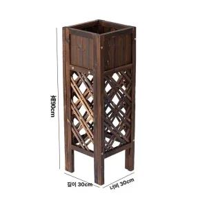 야외 발코니 칸막이 방부목 울타리 화분대 화단