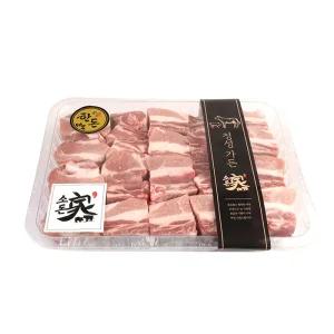 [육진담] 한돈 돼지갈비 찜용 2kg 트레이포장 대용량 2팩 총 4kg 갈비찜