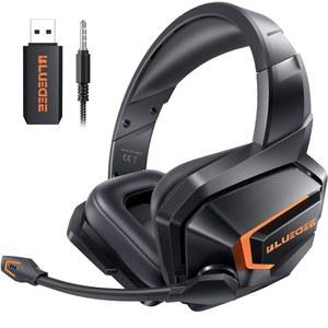 PC PS4 PS5 USB Mac용 게이머 게이밍 마이크가 블루투스 5용 캔슬링 노트북 장착된 헤드폰 노이즈 컴퓨터 플레이스테이션 무선 헤드셋, DEEBOX