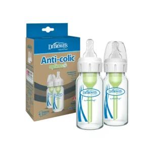 닥터브라운 유리 젖병 내로우넥 120ml 2P 출산 준비