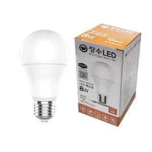 장수램프 A19 LED 벌브 전구 8W E26 전구색 다마 벌브 전구 다마 램프 장수램프