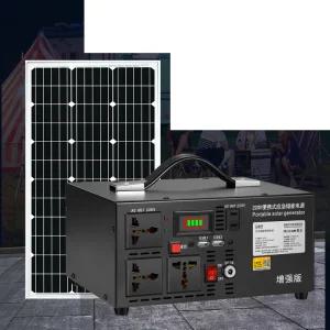 휴대용 태양열발전기 야외 캠핑 옥상 리튬 배터리 발전기 - 300W+ 배터리 50000mAh