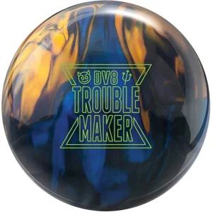 Bowlerstore Products DV8 사전 드릴링 트러블 메이커 펄 볼링공 - 블루/블랙/골드 200mlkg(15파운드) 7138
