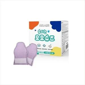 [콩심팥심]D18 숨쉬는 모모 슈즈 (퍼플 48매) 강아지발바닥 애견발바닥관리 강아지양말 강아지발바닥보호
