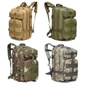 밀리터리 600D 3단 생존가방 30L 대용량 백팩 남자백팩