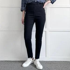 빅사이즈 509 데일리밴딩블랙스키니진 DLOP815