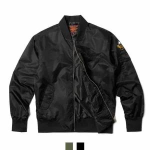 [모로엠] 남성 MA-1 항공 스타일 블루종 DMG-JUA-Q4467401