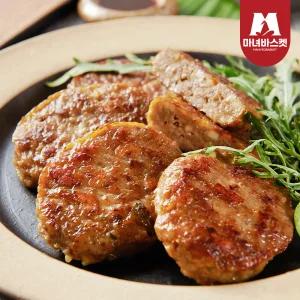담양식 두툼한 수제 한돈 떡갈비 120g x4팩