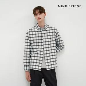 (택가 69,900원) 마인드브릿지 [올데이]체크세미오버셔츠 MWWS7151