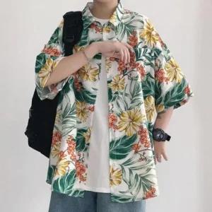 데일리 패턴 셔츠 다양한 바캉스 휴양지 하와이안