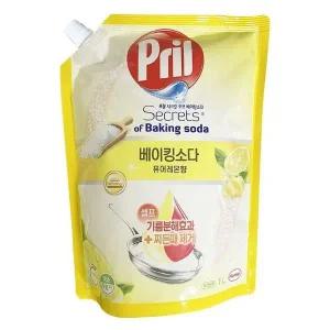 주방세제 베이킹소다리필 레몬향 프릴 리필용 1L리필 (WFK09XS)