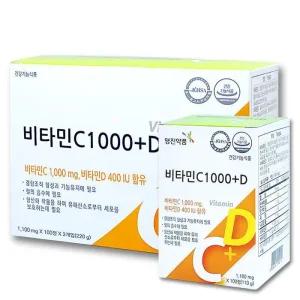 [영진약품] 비타민C1000mg 플러스 D400IU 100정/SH