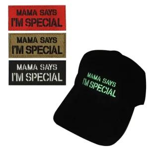 찍찍이 밀리터리 패치 와펜 MAMA SAYS IM SPECIAL 밀리터리 반사 야광 패치 와펜 자수패치