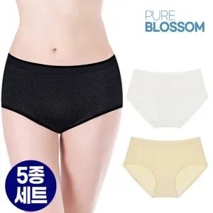 스벅 쿠폰 증정 [퓨어블라썸][5종세트] 경량 메쉬 누디 팬티 빅사이즈 빅사이즈