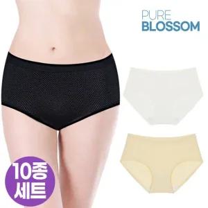 스벅 쿠폰 증정 [퓨어블라썸][10종세트] 경량 메쉬 누디 팬티 빅사이즈 빅사이즈