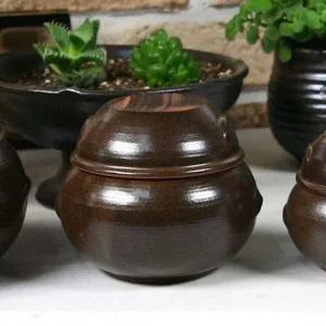자기보존 항아리 자배기 500g 옹기 수납 용기 3호 음식 보관항아리