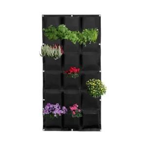 행잉 부직포 화분 (50x100cm 18포켓) DK24벽면장식 홈가드닝 원예용품 플랜테리어 수직정원 벽걸이 실내 가