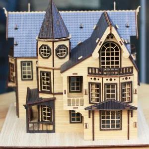 판타지맨션블랙 나무모형 DIY 건축조립키트DIY DIY만들기 3D만들기 DIY미니어처하우스 DIY집만들기 만들기