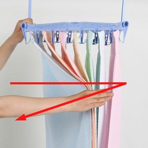 빨래사냥쏙쏙 빨래 널고 걷는일 단 1초면가능합니다 실속형7 대/소 낱개구매 수건 양말 바지등 튼튼한 베란다건조대