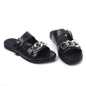 [갤러리아] 세라 여성 양가죽 캐주얼 뮬 슬리퍼 TCM23403 블랙 1CM