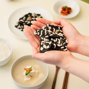 김부자푸드 찹쌀 꽃 김부각 110gx4 명절 고급 선물 세트 색지 포장 효도 건강 부모님 아이 간식 반찬 핑거 푸드 맥주 와인 안주 고소한 전통 수제 김 간식 실속 선물세트