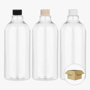 DN1000투명 일반캡 1000ml 1박스 76개 음료병 더치커피병 주스병 페트병