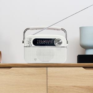 고성능 AM/SW/FM 올드형 아날로그 고성능 라디오 USB재생 휴대용 블루투스 스피커 클래식하고 모던한 디자인 pj5
