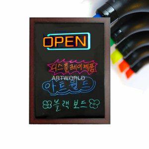 [조르지오페리]매장 n7254E118C3 벽 메뉴판 블랙보드 형광펜 증정 칠판 90-60