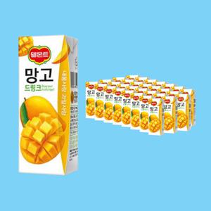델몬트 드링크 망고 190mlx32팩 망고주스팩