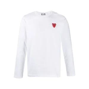 [꼼데가르송] 남성 긴팔티셔츠 P1T292WHITE 411