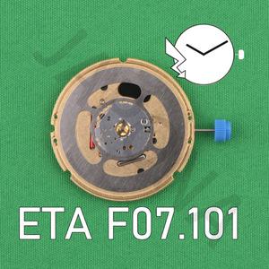 호환 ETA F07.101 무브먼트 F07101 무브먼트 F07 101 2 또는 3 시계 F07 101 스위스