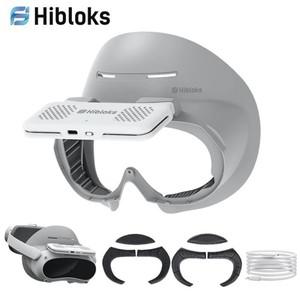 Pico 4 페이셜 인터페이스 용 Hibloks VR 커버 (라디에이터 쿨 마스크 포함) PICO4 Ultra 액세서리 패드 교