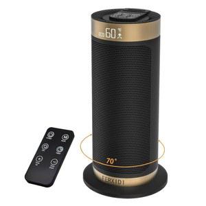 실내용 FERXIDI 히터, 온도 조절기 1500W PTC 전기 책상 70 진동, 1-12시간 타이머, 사무실용 원격 고속 안전실 가정용 침실용 세라믹 히터