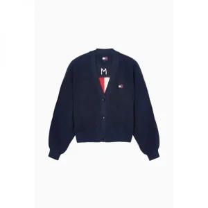 타미진스 여성 백 플래그 배지 니트 가디건 T32F7KCD31TWT1 723799