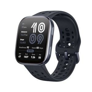 [미국배송] AMAZFIT BIP 6 스마트 워치 46MM 14일 배터리 1.97인치 AMOLED 디스플레이 GPS 및 무료 지도 AI 블루투스 통화 문자 건강 피트니스 수면 트래커 140개 이상의 운동 모드 5개의 ATM 방수 블랙