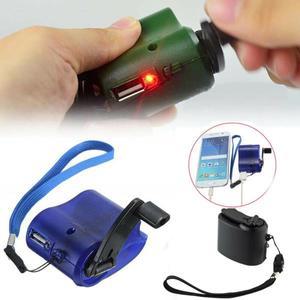 자가발전 라디오USB 수동 크랭크 전화 충전기, 야외 하이킹 캠핑 비상 발전기, 생존 보조 배터리