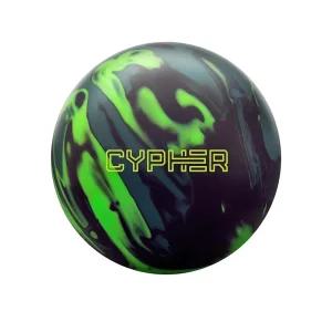 Bowlerstore Products Track 미리 드릴된 사이퍼 솔리드 볼링공 - 다크 그린/블랙/라임 5.9kg(13파운드) 71
