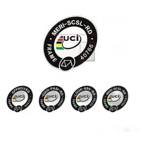 자전거 데칼 UCI 인증 라벨 얼라이 스티커 소형