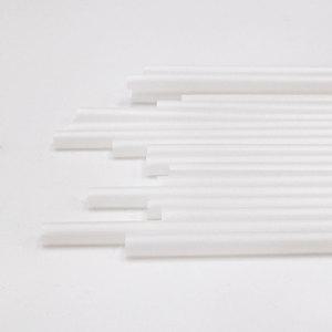 7x21 PLA 생분해성빨대 백색(개별) 100개 옥수수빨대