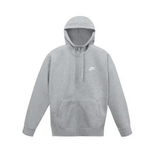 나이키 NSW 클럽 기모 남성 후드 집업 그레이 BV2645-063