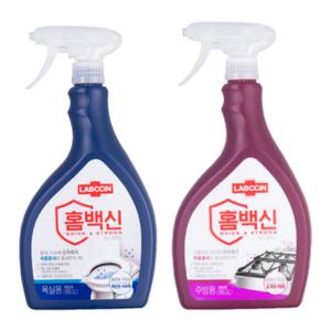 랩신 홈백신 주방용/욕실용 600ml 주방 기름때 2개 선택 찌든때 청소 (퀵크린)
